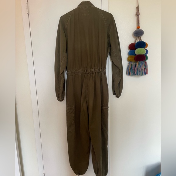 Agolde Marin Flight Suit in Eucalyptus - Picture 4 of 7